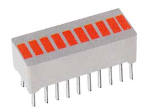 Barra A Led 10 Segmenti Rosso LED/EBL-C
