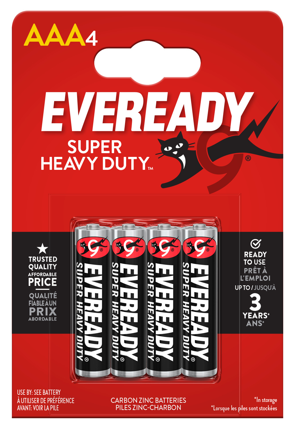 Eveready Super Heavy Duty AAA blister da 4
