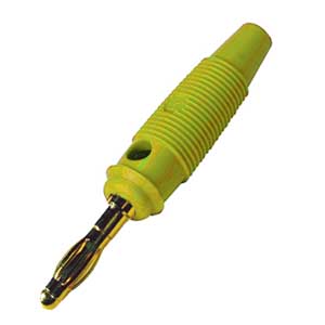 Spina Banana Ø4mm Dorata Giallo BAPRO/433GGX-I