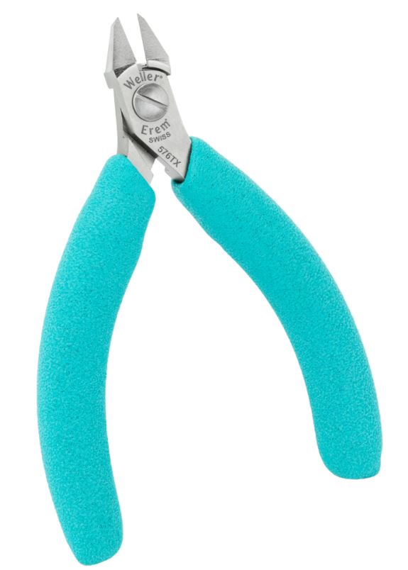 Tronchese con taglio in punta, testa arrotondata alleggerita, 576TX Weller