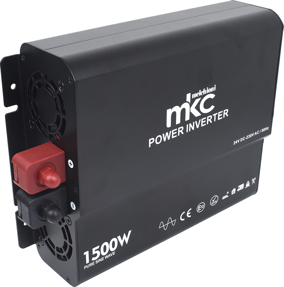 INVERTER MKC-RSP15-24 24VDC 230VCA 1500W SOFTSTART ONDA PURA
