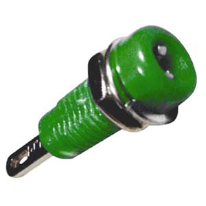 Boccola Professionale Da Pannello Ø2mm Verde BOP/30V-C