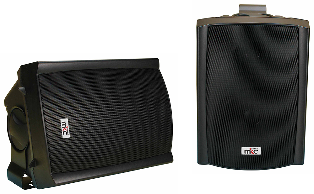 Diffusori coppia 70W neri 8ohm, con trasformatore 100V REF-50T