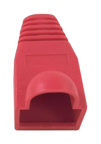 Copriconnettore per Spina RJ45 6mm - Rosso (Sacchetto da 100pz)