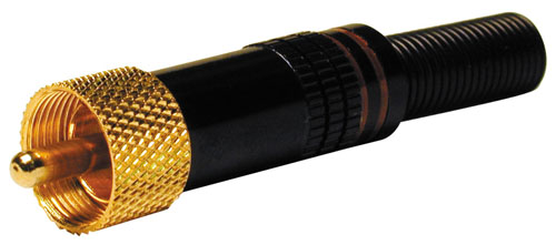 Spina rca volante hi-fi rossa con ghiera filettata TDB-6172GR BULK 10PCS