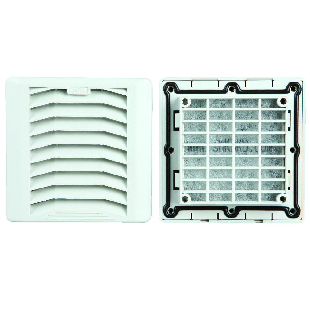 Filtro griglia 109x109x29.5mm con fori ventola 80