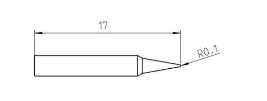RT Pico Punta saldante, punta conica Ø 0,2 mm T0050103399 - Weller