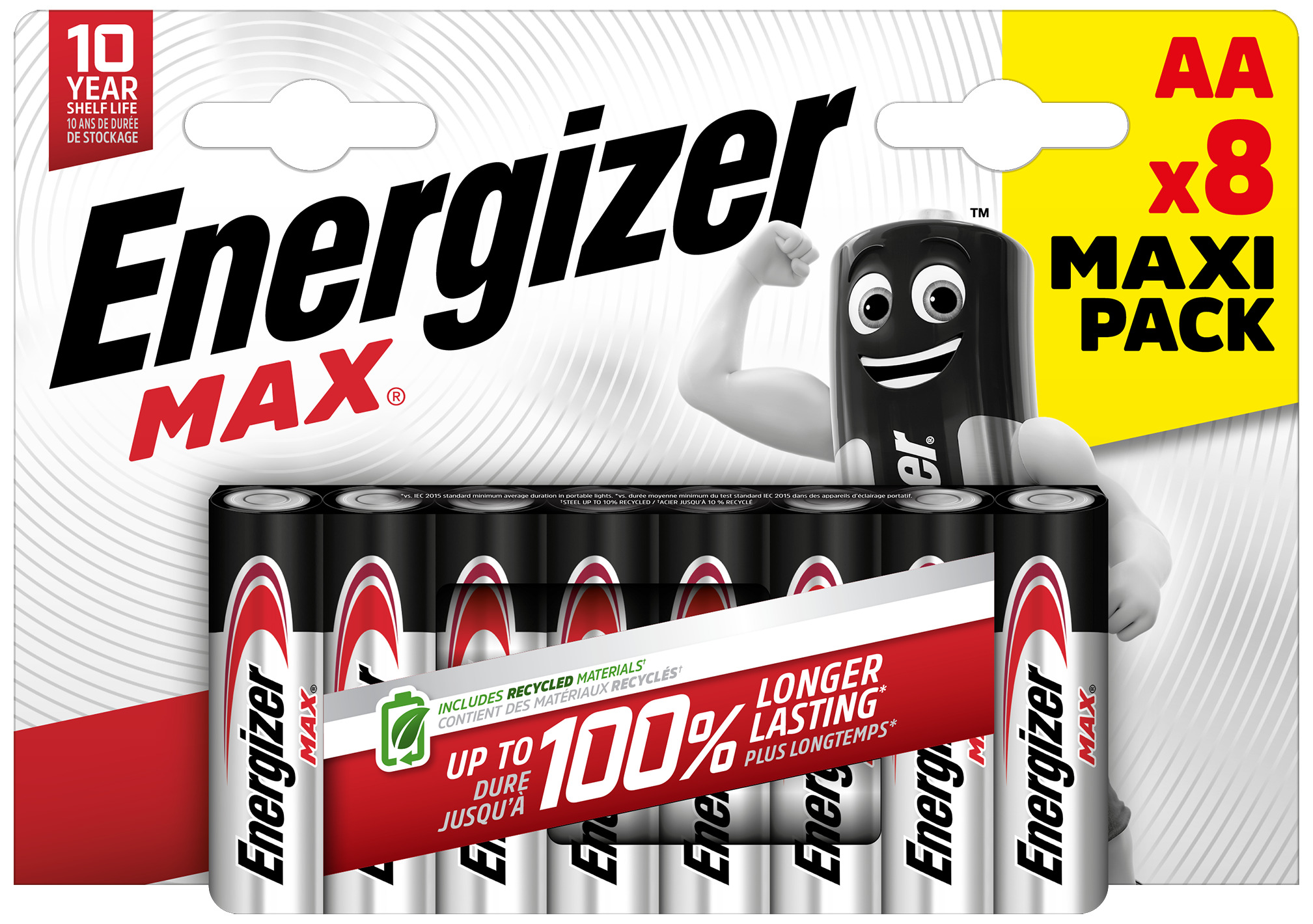 ENERGIZER Max Alk AA blister da 8