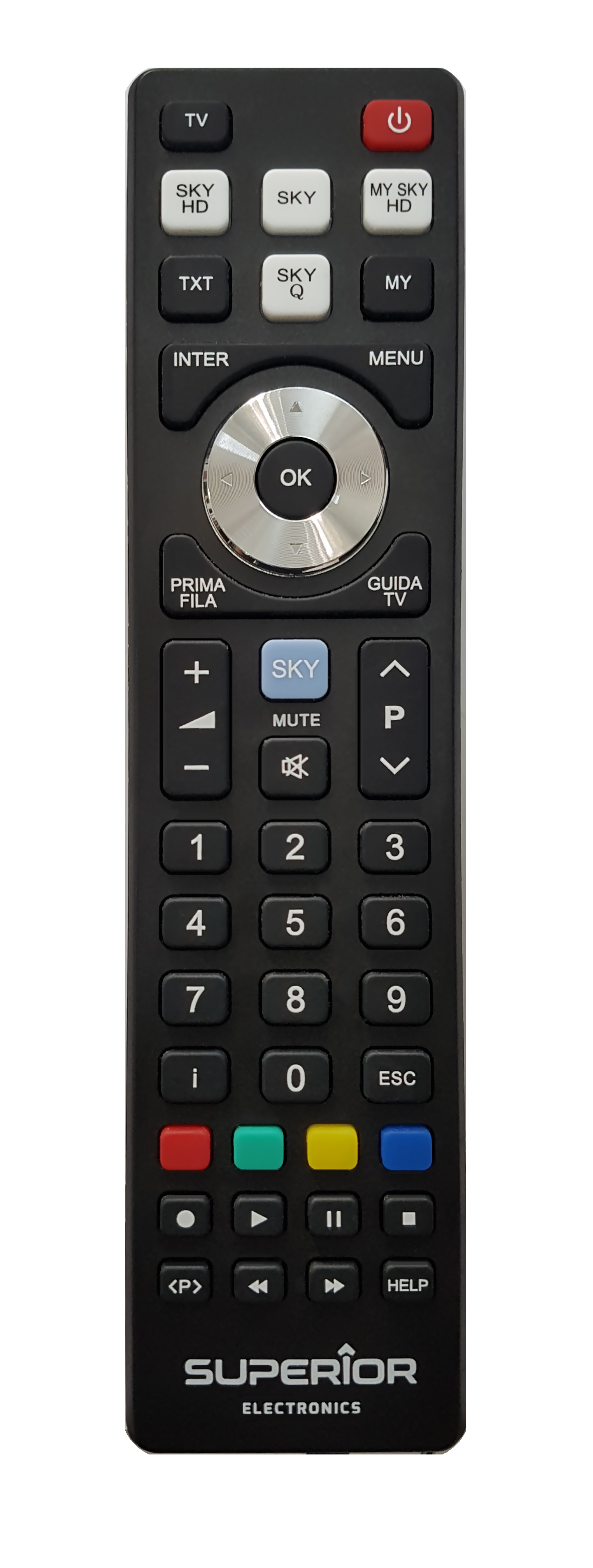 SKY Replacement, per Decoder: Sky / Sky HD / My Sky / Sky Q