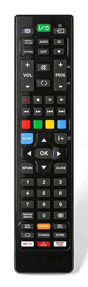Telecomando dedicato compatibile con tutte le TV e SMART TV SONY prodotte dal 2000 ad oggi, Mod. IR-RCSO2000