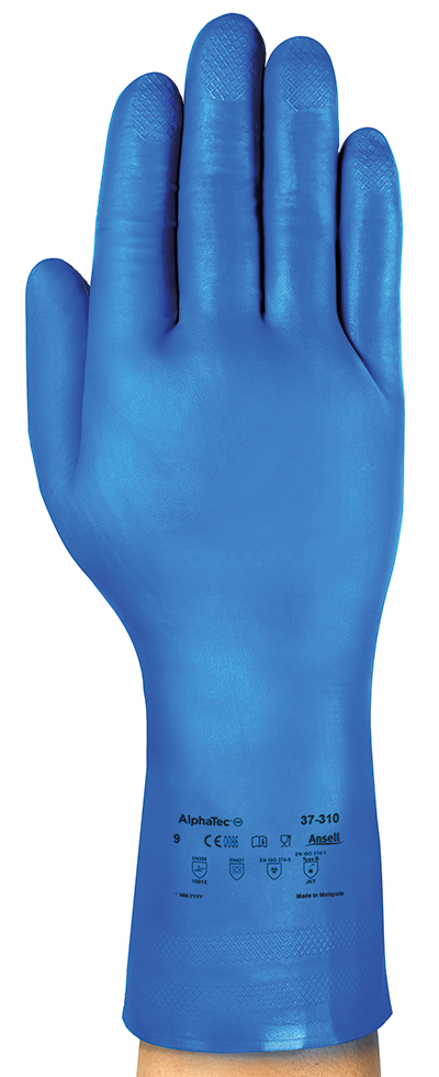 Guanto blu lungo Alphatec 37-310 Misura L/9