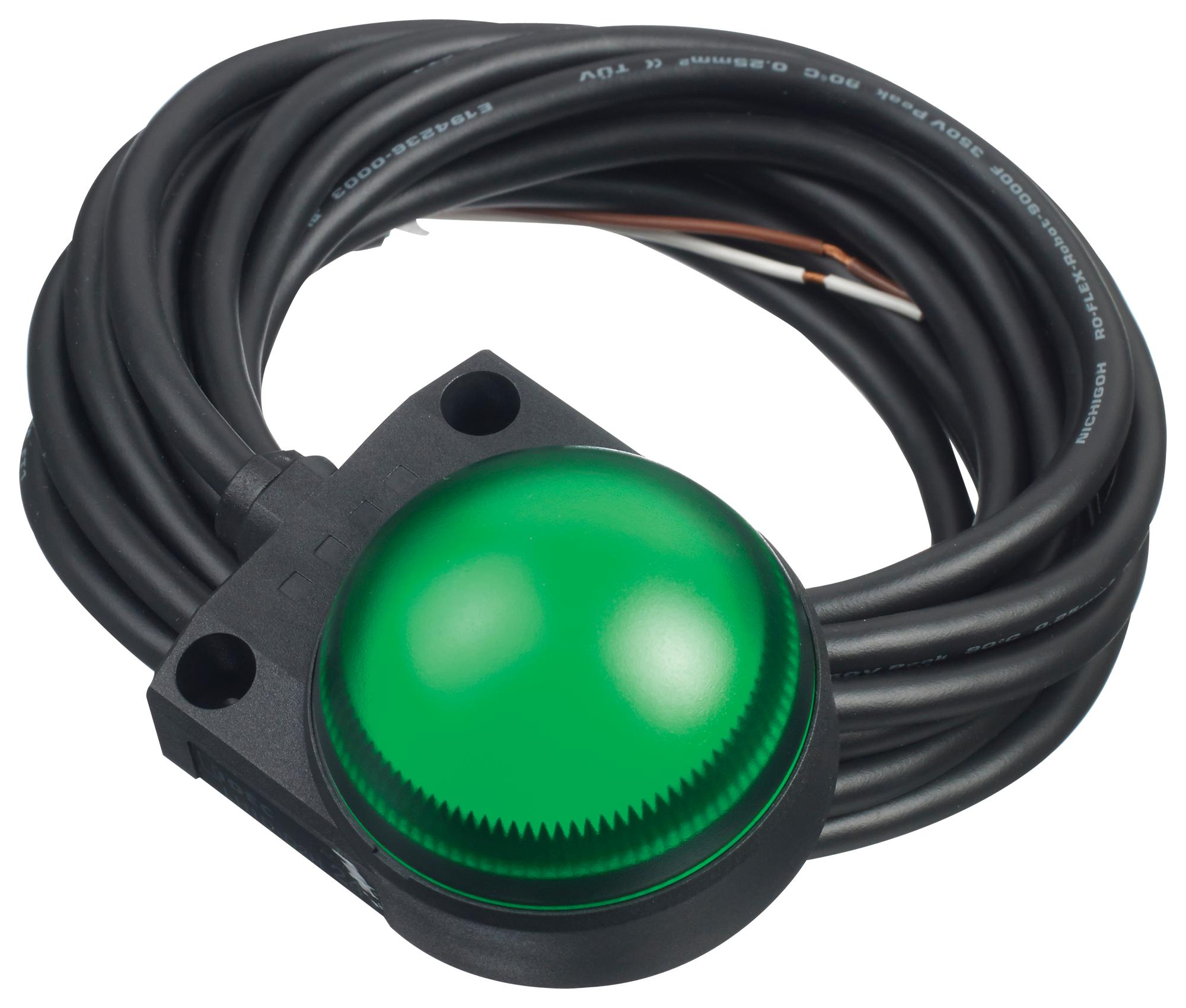 Led Verde24V Lente Bombata Lh1D-D2Hq4C30G Idec