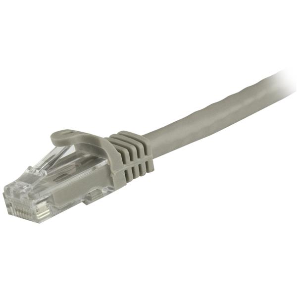 Startech.com N6PATC3MGR Cavo Ethernet CAT6 3m - Cavo di rete CAT 6 Gigabit grigio - 650MHz 100W PoE RJ45 UTP - Cavo patch/Network Snagless - Testato individualmente/Certificato UL/TIA (N6PATC3MGR)