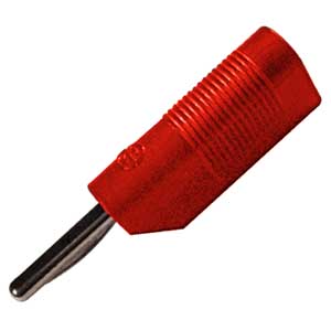 Spina Banana Professionale Ø4mm Rossa BA/437R-I