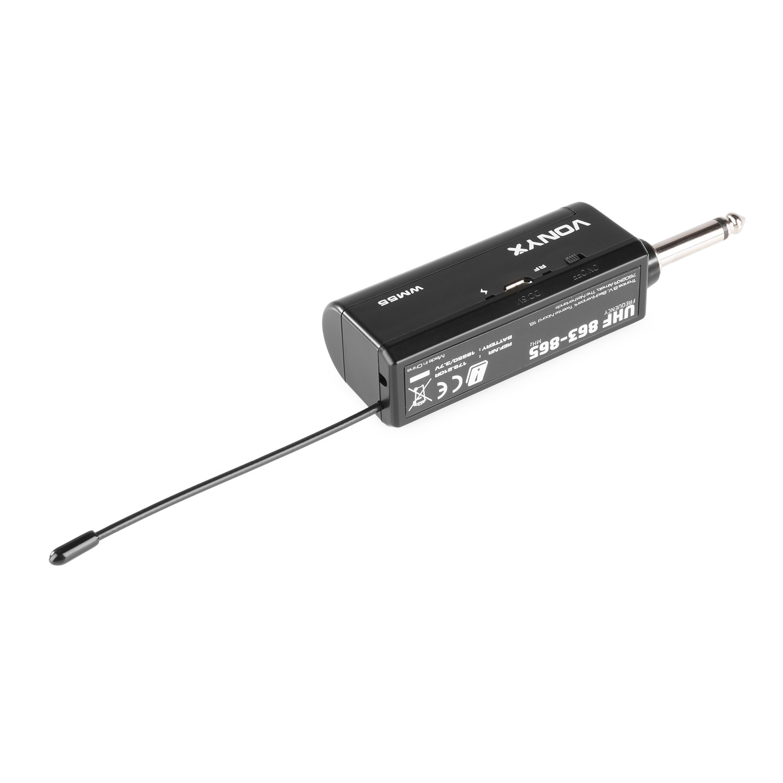 Set microfonico in banda UHF con due radiomicrofoni, Mod. WM552
