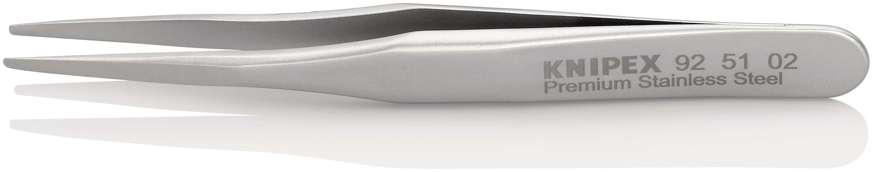 Pinzetta mini di precisione acciaio inox 92 51 02, isolamento a 1000V