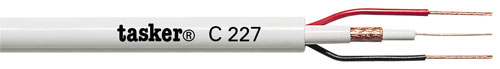 CAVO C227 2X0,5+1X75 C/CAVO COAX C227