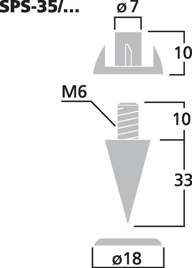 SPS-35/GO - Punte per Cabinet