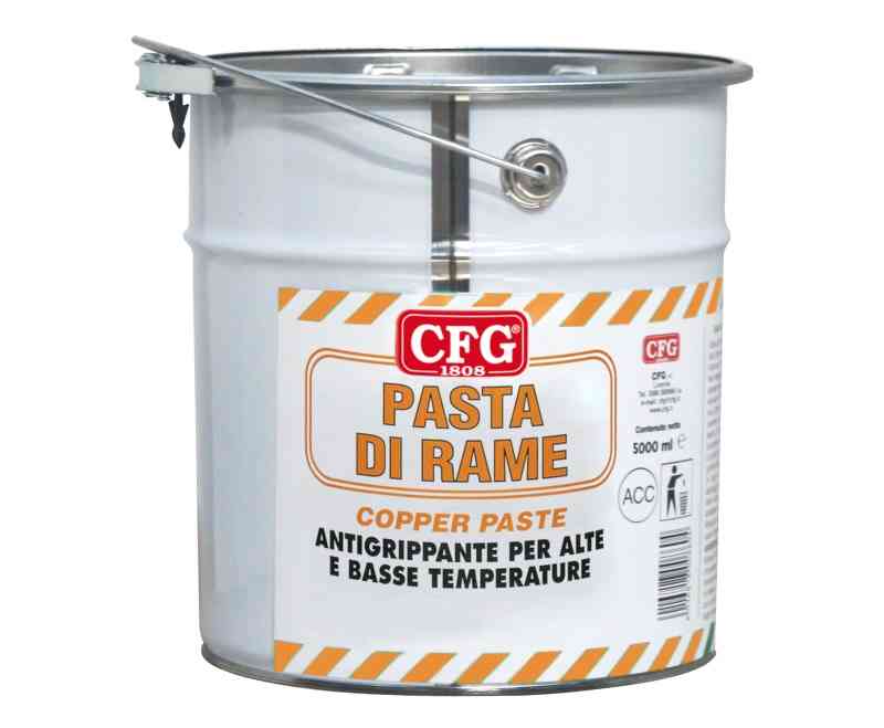 Pasta Di Rame Lubrificante Ed Antigrippante Fino A 1000C Latta Da 5L L0359 CFG