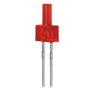 Led Cilindrico Ø2 Piatto Giallo LED/2G-C