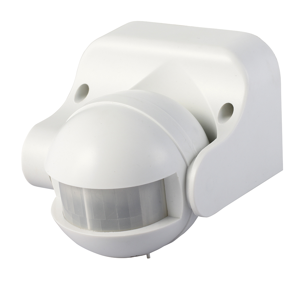 Sensore PIR MKX-44 bianco da parete, infrarossi 180° 12mt