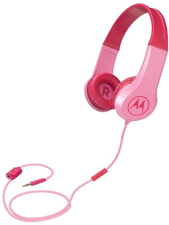 Cuffia stereo a filo c/limitaz. volume Mod. Squads 200 rosa