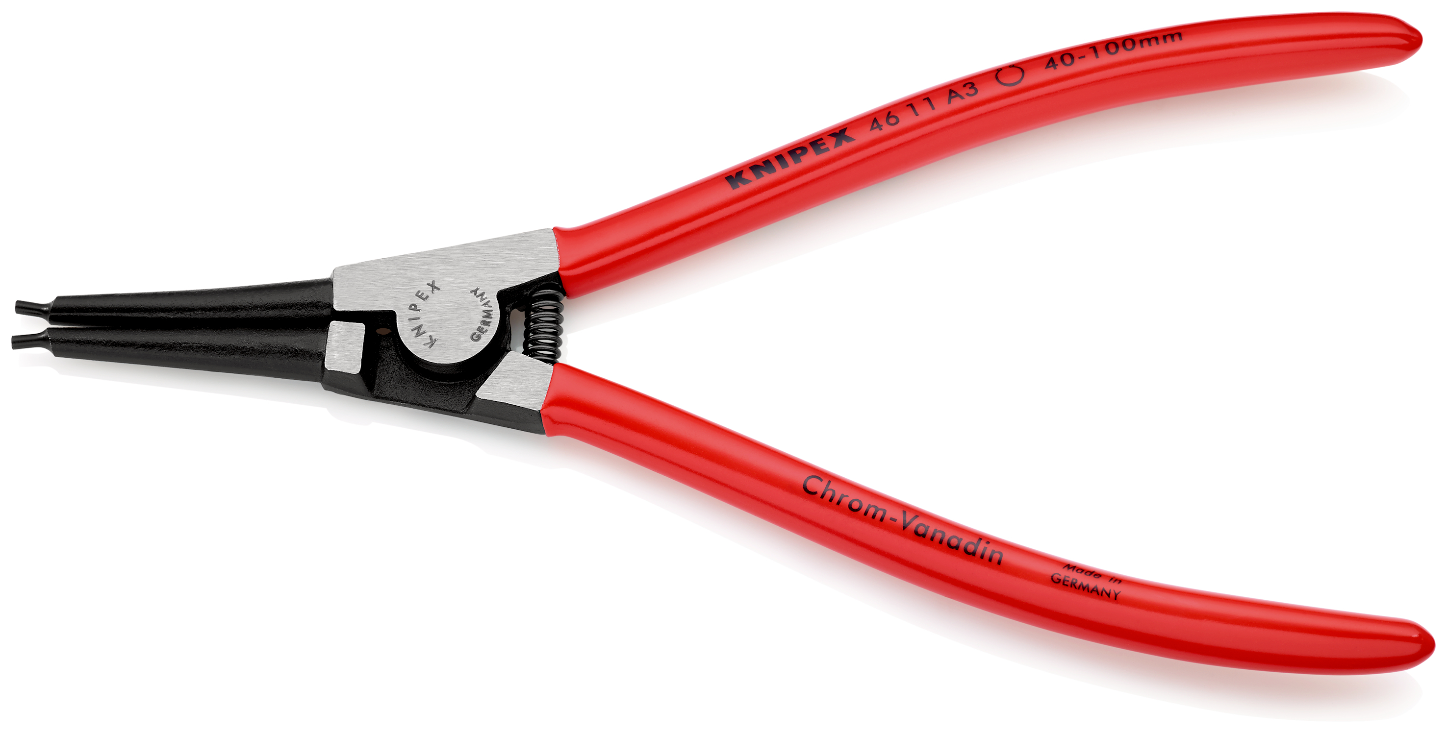 Pinza Knipex dritta, per seeger esterni 40-100mm