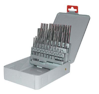 Set 51 pezzi punte lisce (1-6mm con incrementi 0.1mm)