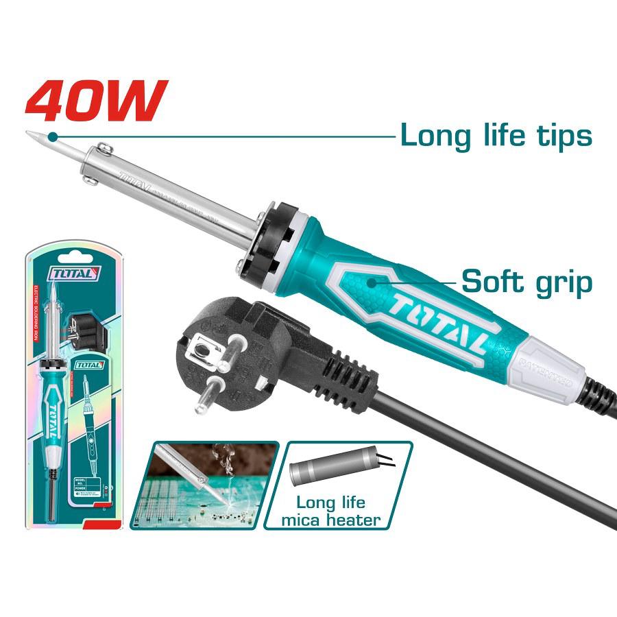 Saldatore a Stagno da 40w a Punta Dritta TET1406