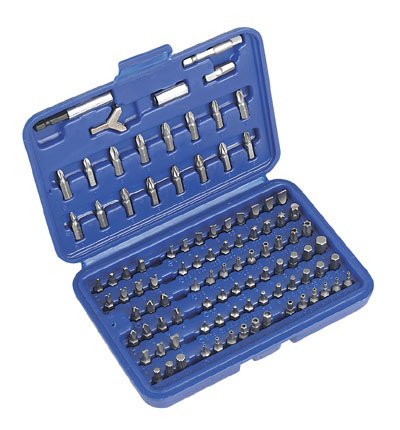 Kit di inserti attrezzi/sicurezza con 100 pezzi