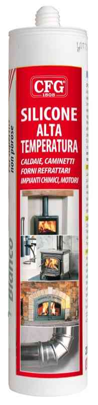 Silicone Alta Temperatura Fino A 300°C Cartuccia Da 280 mL Rosso W00060 CFG