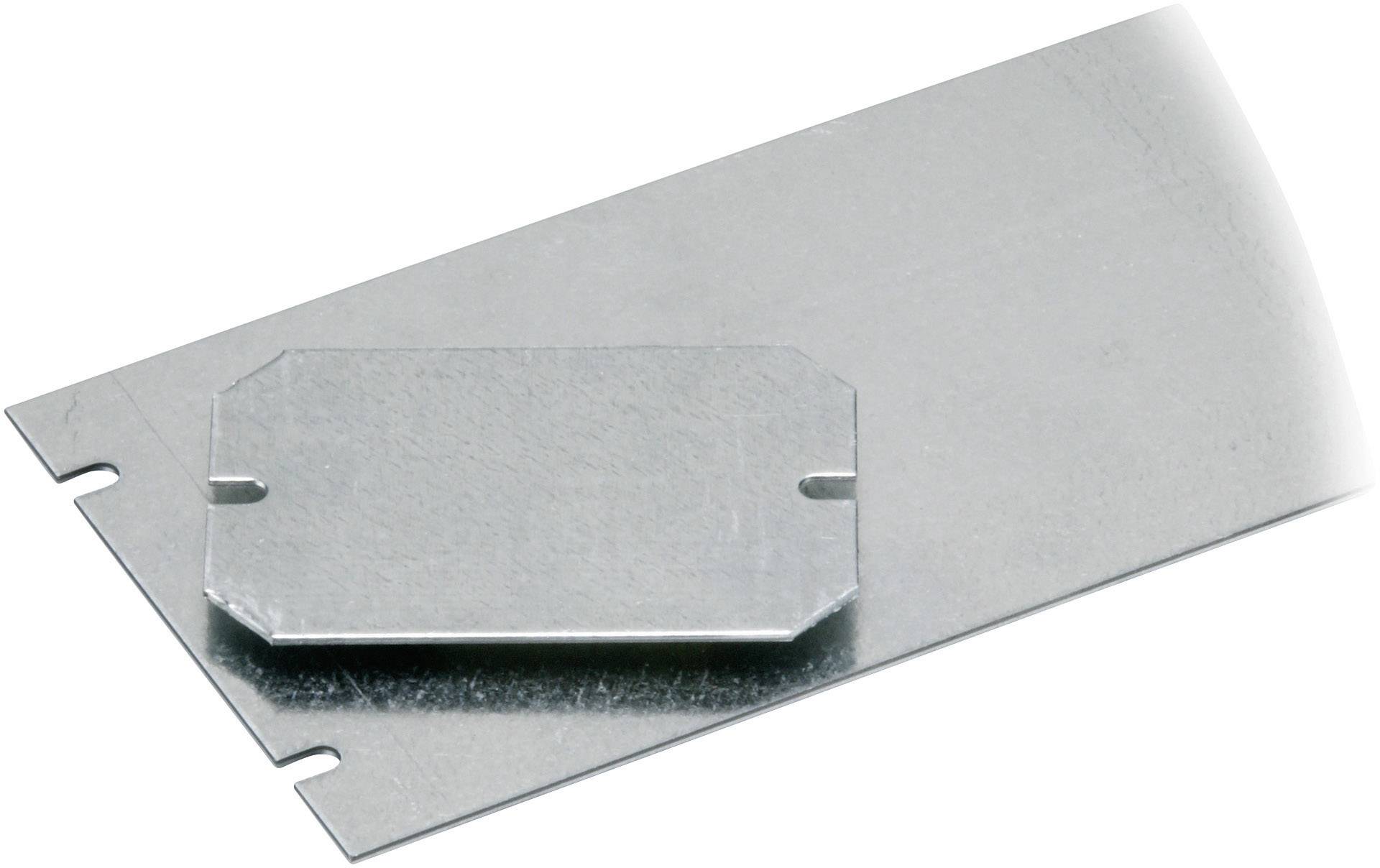 Piastra di montaggio in acciaio 370x370x1,5mm EKIV 44 FIBOX