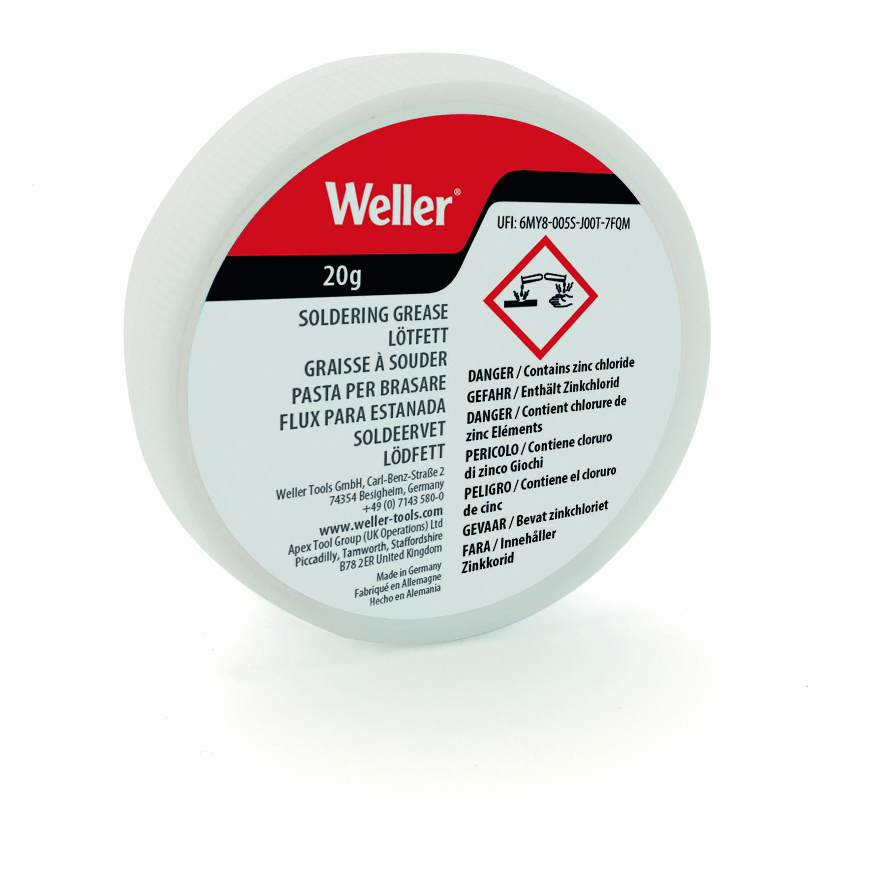 LF25 - Pasta saldante Weller 20gr T0054002699N