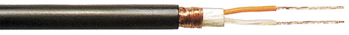 Cavo microfonico schermato 2 x 025 nero MKC MKC114N