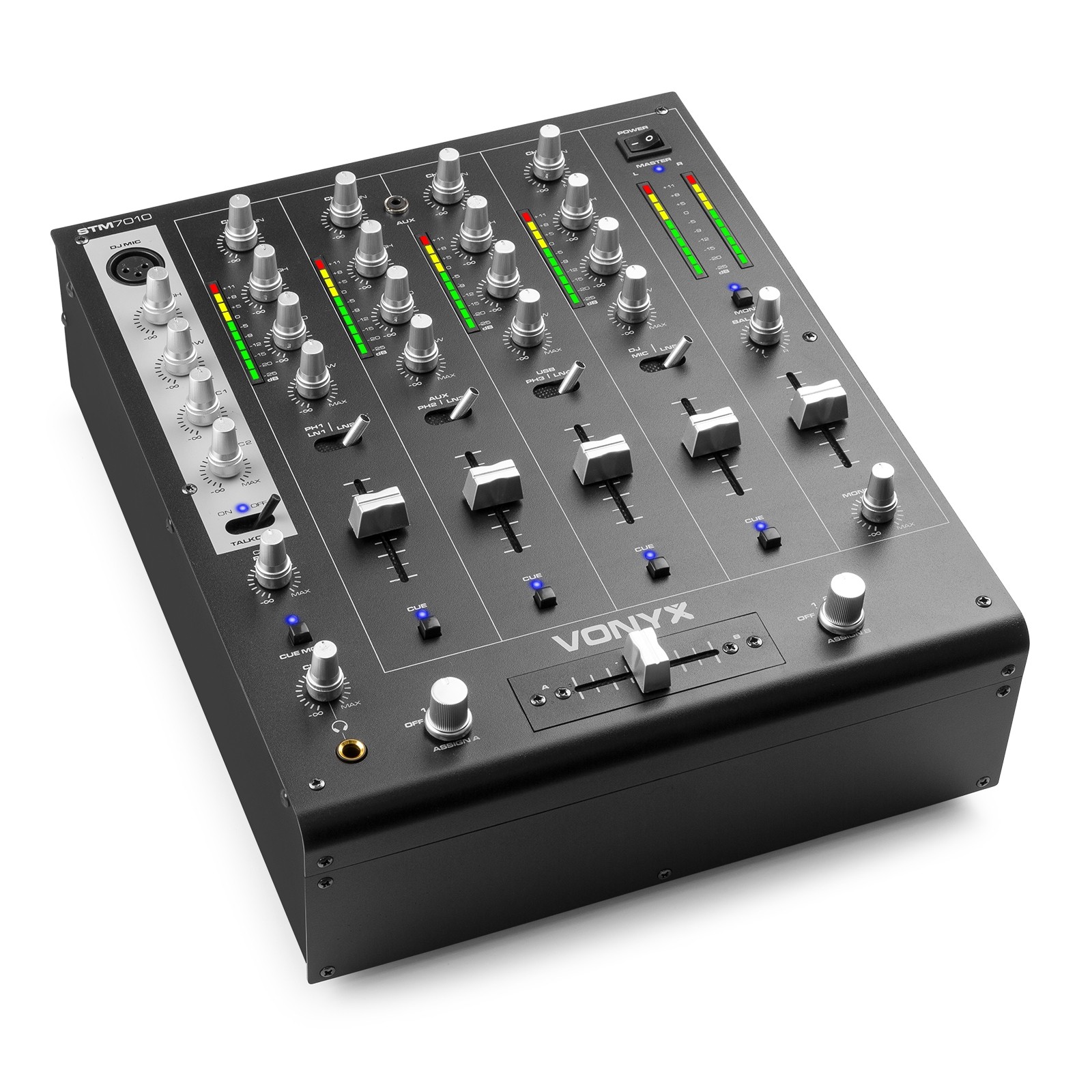 Mixer 4 canali, per uso professionale,  Mod. STM-7010