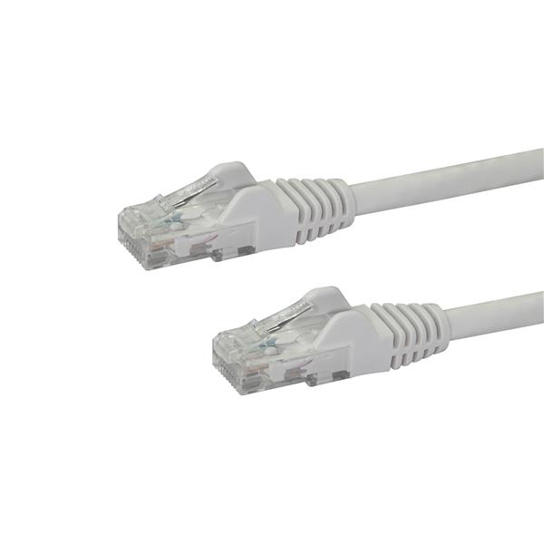 Startech.com N6PATC2MWH Cavo di rete Cat 6 - Cavo Patch Ethernet RJ45 UTP bianco da 2m antigroviglio - cavo gigabit categoria 6
