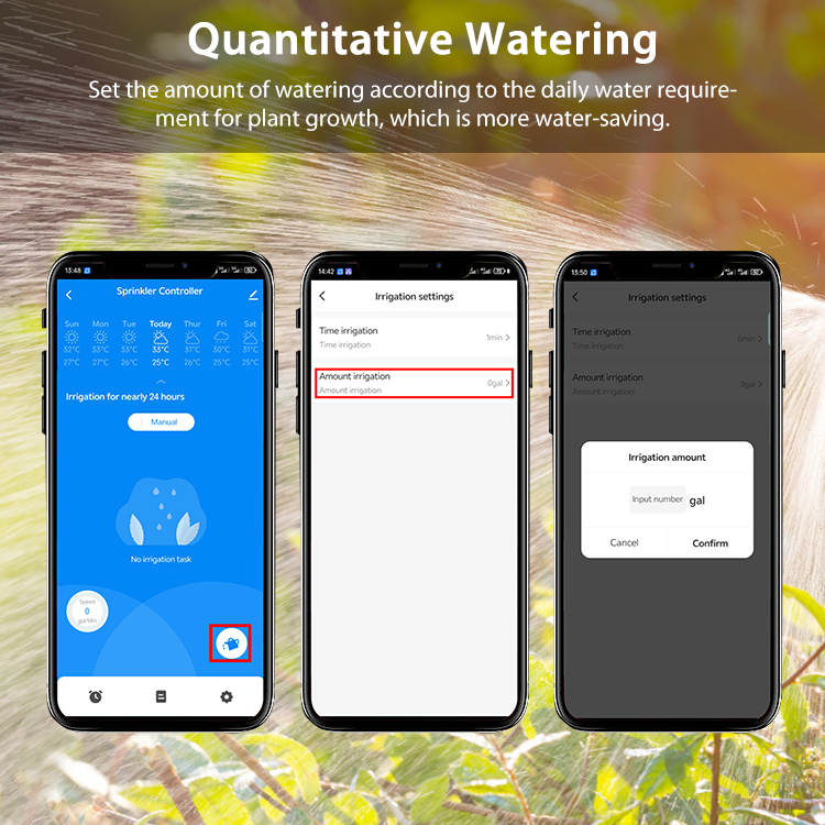 IR-SPRINKLER Centralina per irrigazione smart con misuratore consumi