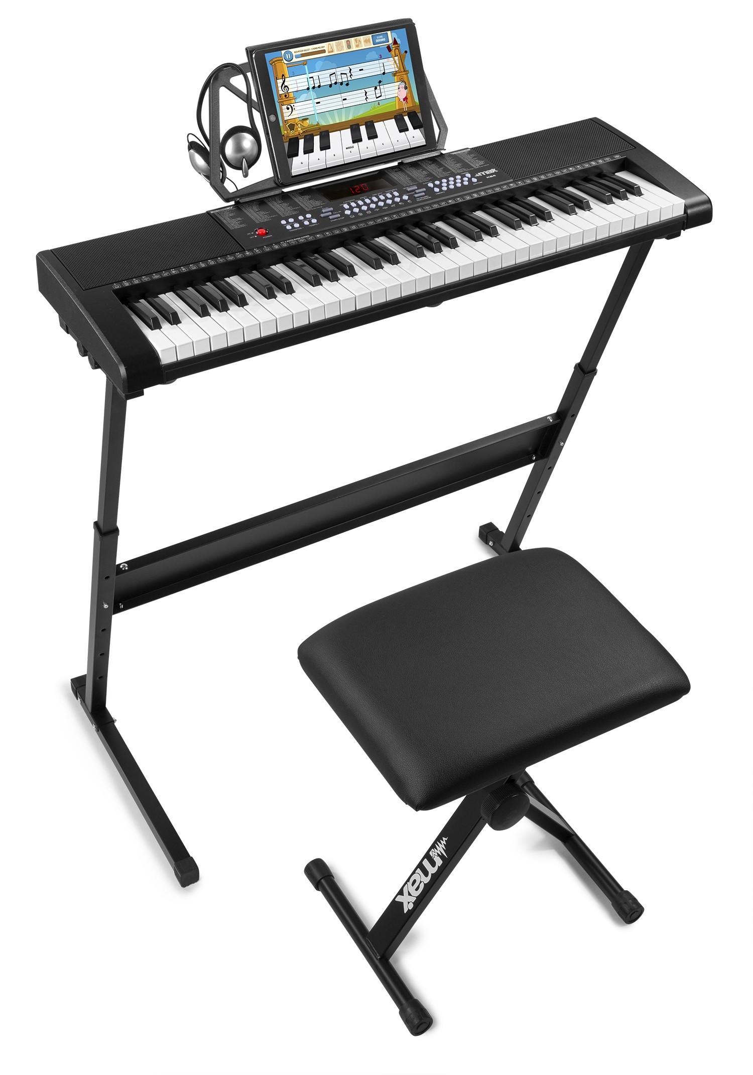 Premium Kit: Set Tastiera elettronica con 61 tasti Mod. KB4 KIT