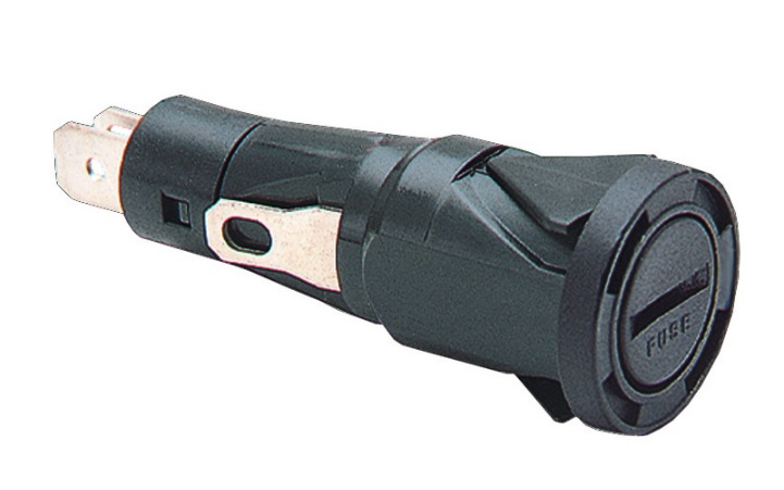 Portafusibile PANNELLO 6,3X32MM TAPPO A VITE