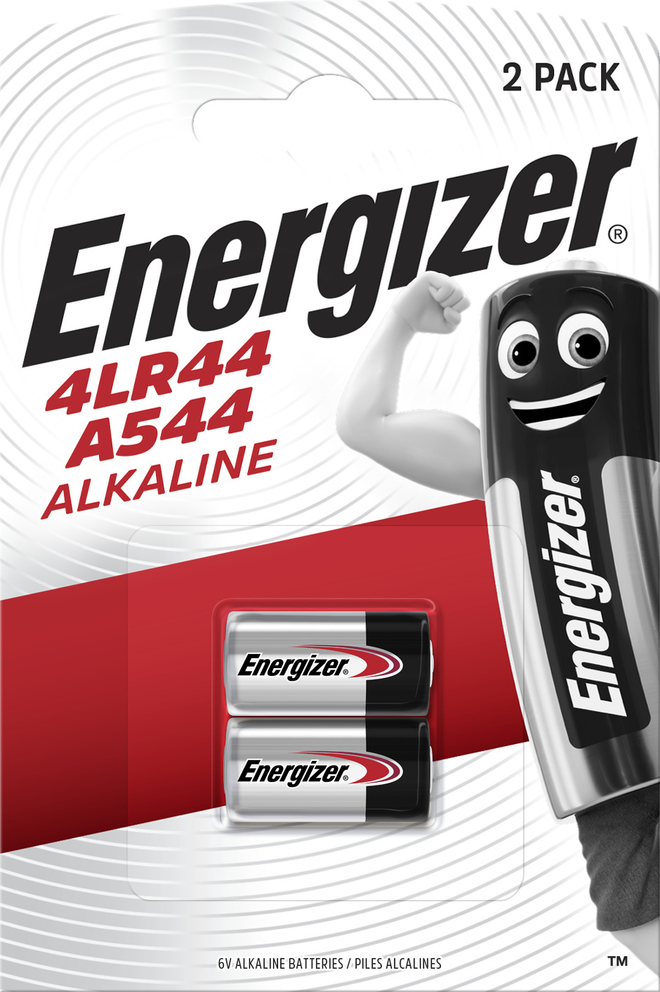 ENERGIZER A544/4LR44 Alkaline blister da 2 pezzi