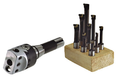 Set di alesatura codolo R-8 Bridgeport da 2"