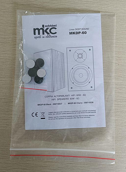 Diffusori coppia passivi  2 vie 60W 6"  6Ohm MKDP-60 Cherry