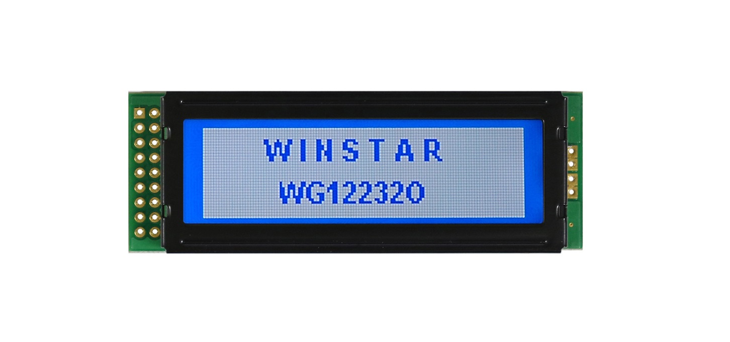 WG12232O-TMI  122X32 GRPH LED WHITE STN BLU