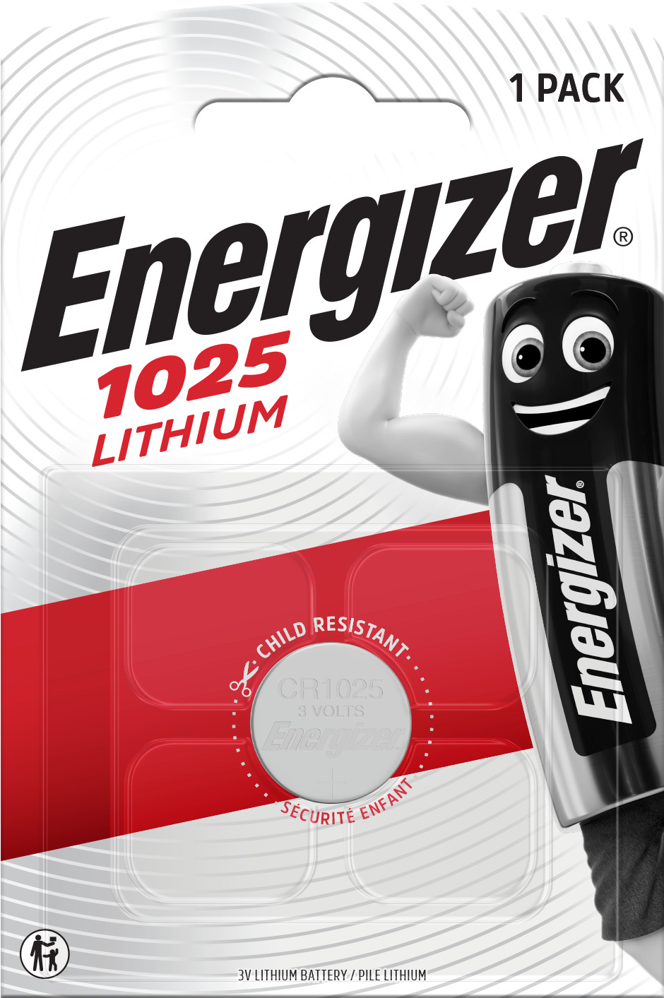 ENERGIZER Lithium CR1025 blister da 1