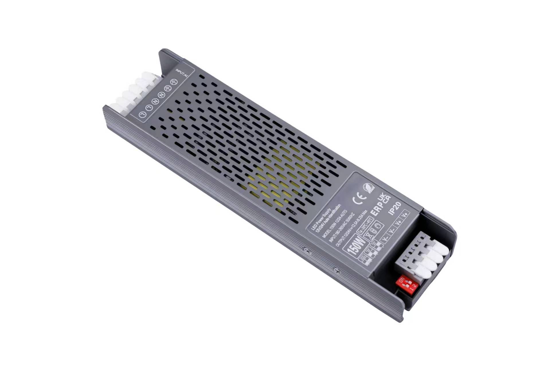 ALIMENTATORE MKC SDV-150W-12/24 SLIM A MORSETTI