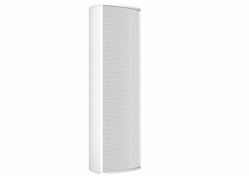 PTS300-W-8 - Colonna sonora compatta in alluminio bianco