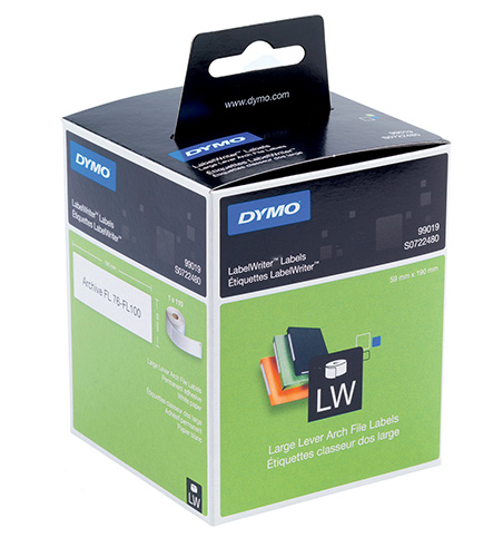 Etichette DYMO® LabelWriter™ Registratori grandi Bianco - 59 x 190 mm