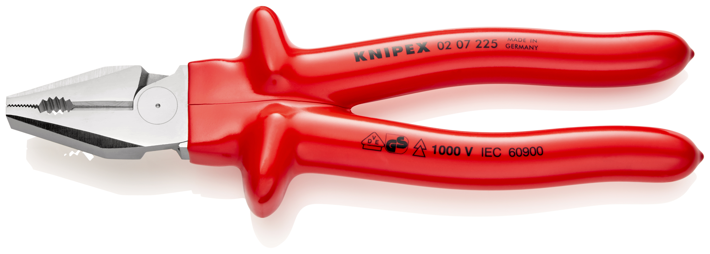 Pinza universale tipo "forte" 02 07 225, isolamento a 1000V