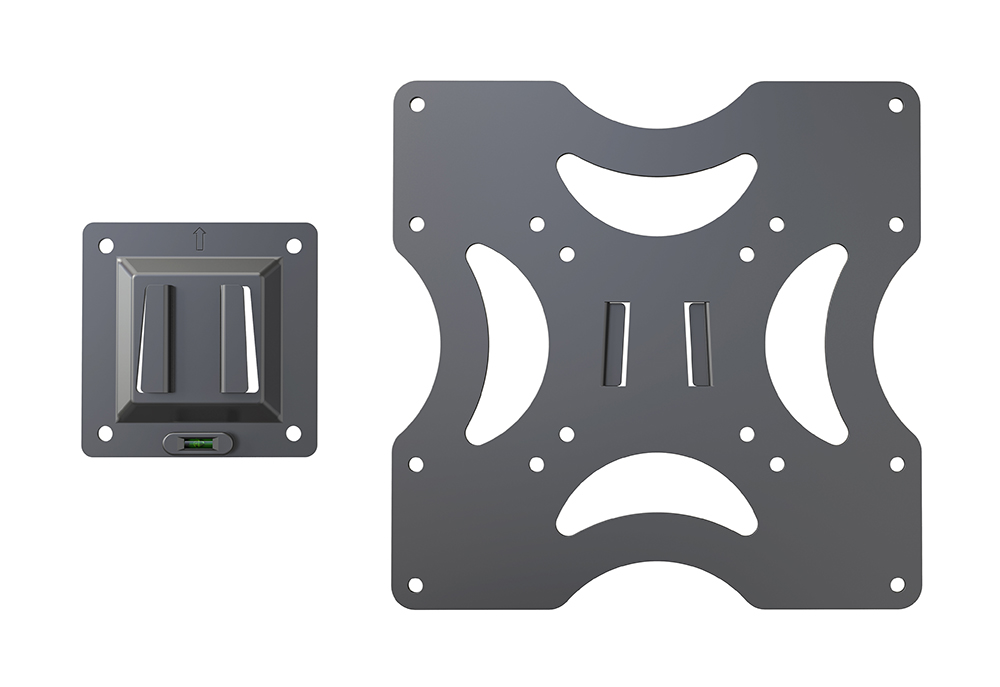 Supporto TV 17''-42'' a muro fisso nero, Mod. STV-IR-1742-FIXA