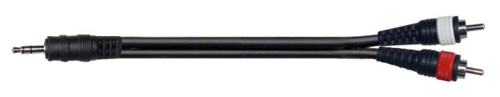 Cavo jack3,5m-2x rca m 3m SJRR-30BK